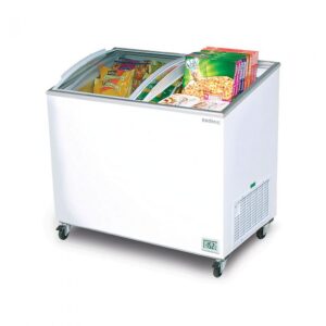 BROMIC CF0300ATCG-NR | Angled Glass Top 264L Display Chest Freezer