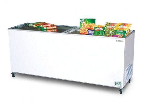 bromic, CF0700FTFG-NR, | 670L Display Chest Freezer Flat Glass Top, commercial chest freezer, commercial chest freezer for sale, commercial chest freezers, chest freezer