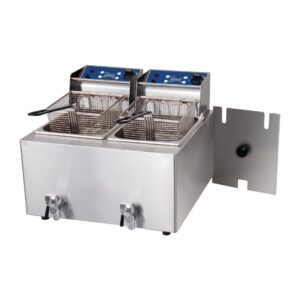 Birko Fryer - Double 8 Litre - With Tap 2x15amp