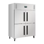 Polar G-Series 2 Stable Door Upright Fridge Stainless Steel DL709-A