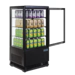 Polar C-Series Display Fridge Black 68Ltr G211-A