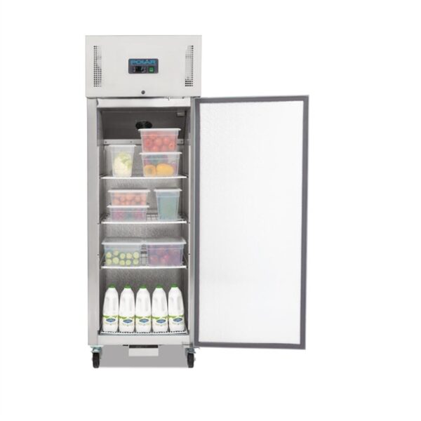 Polar G-Series Upright Fridge Stainless Steel 600Ltr DL893-A