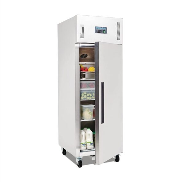 Polar G-Series Upright Fridge Stainless Steel 600Ltr DL893-A