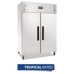 Polar G-Series 2 Door Upright Fridge Stainless Steel 1200Ltr DL895-A