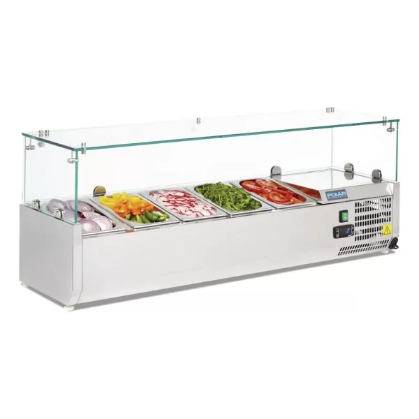 Polar G-Series Countertop Prep Fridge 5x 1/4GN G608-A