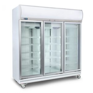 bromic Upright Display Fridge Flat Glass Door 1507L LED GD1500LF