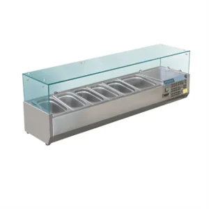 Polar GD876-A G-Series Countertop Prep Fridge 5x1/3GN & 1x1/2GN