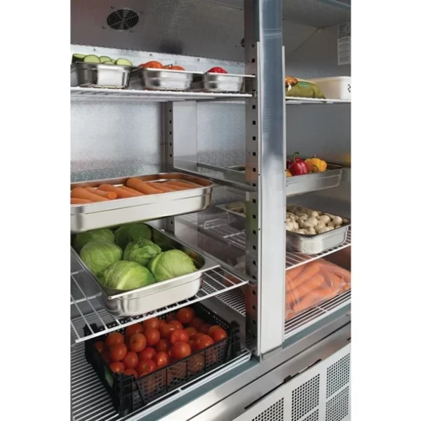 Polar G-Series 2 Door Slimline Upright Fridge 960Ltr GD879-A