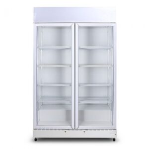 bromic Upright Display Fridge Flat Glass Door LED GM1000LW ECO