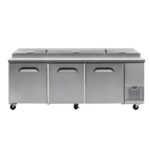 bromic Three Door Pizza Prep Fridge PP2370