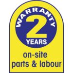 Polar 2 years warranty parts and labour onsite