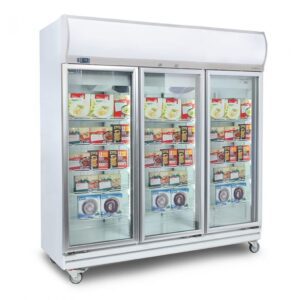 BROMIC Upright Display Freezer Flat Glass Door 1507L LED UF1500LF