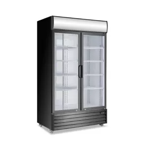 Atosa Double Glass Door Upright Display Fridge P1000WB-A, commercial fridge for sale, commercial freezer for sale, commercial upright fridges for sale, 2 door upright drink fridges in australia