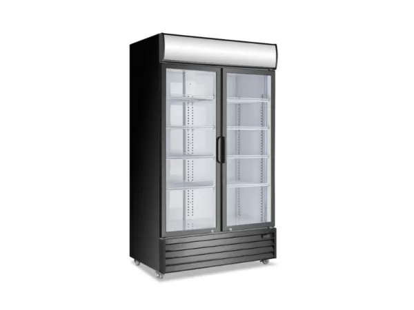 Atosa Double Glass Door Upright Display Fridge P1000WB-A, commercial fridge for sale, commercial freezer for sale, commercial upright fridges for sale, 2 door upright drink fridges in australia