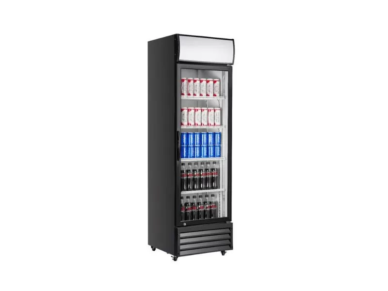 Atosa Single Glass Door Upright Display Fridge P380WA