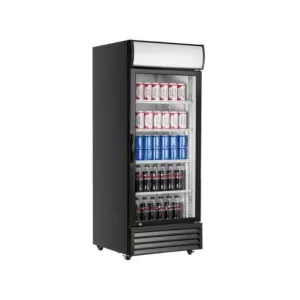 Atosa Single Glass Door Upright Display Fridge P600WB