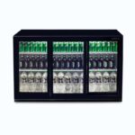 Bromic 3 sliding door bar fridge