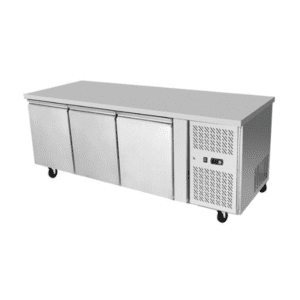 atosa 3 door underbench fridge