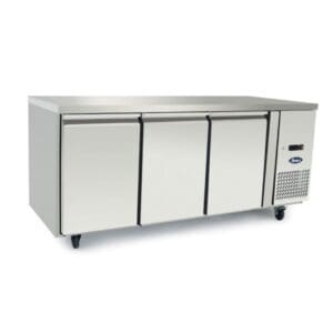 Atosa Three Door Underbench Fridge 700mm Deep EPF3432