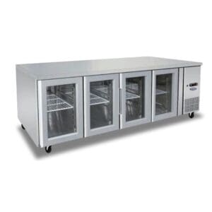 Atosa 4 Glass Door Under Counter Fridge EPF3741