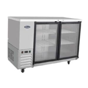 Atosa MBB48G 2 Glass Door Back Bar Fridge 1220mm 365L