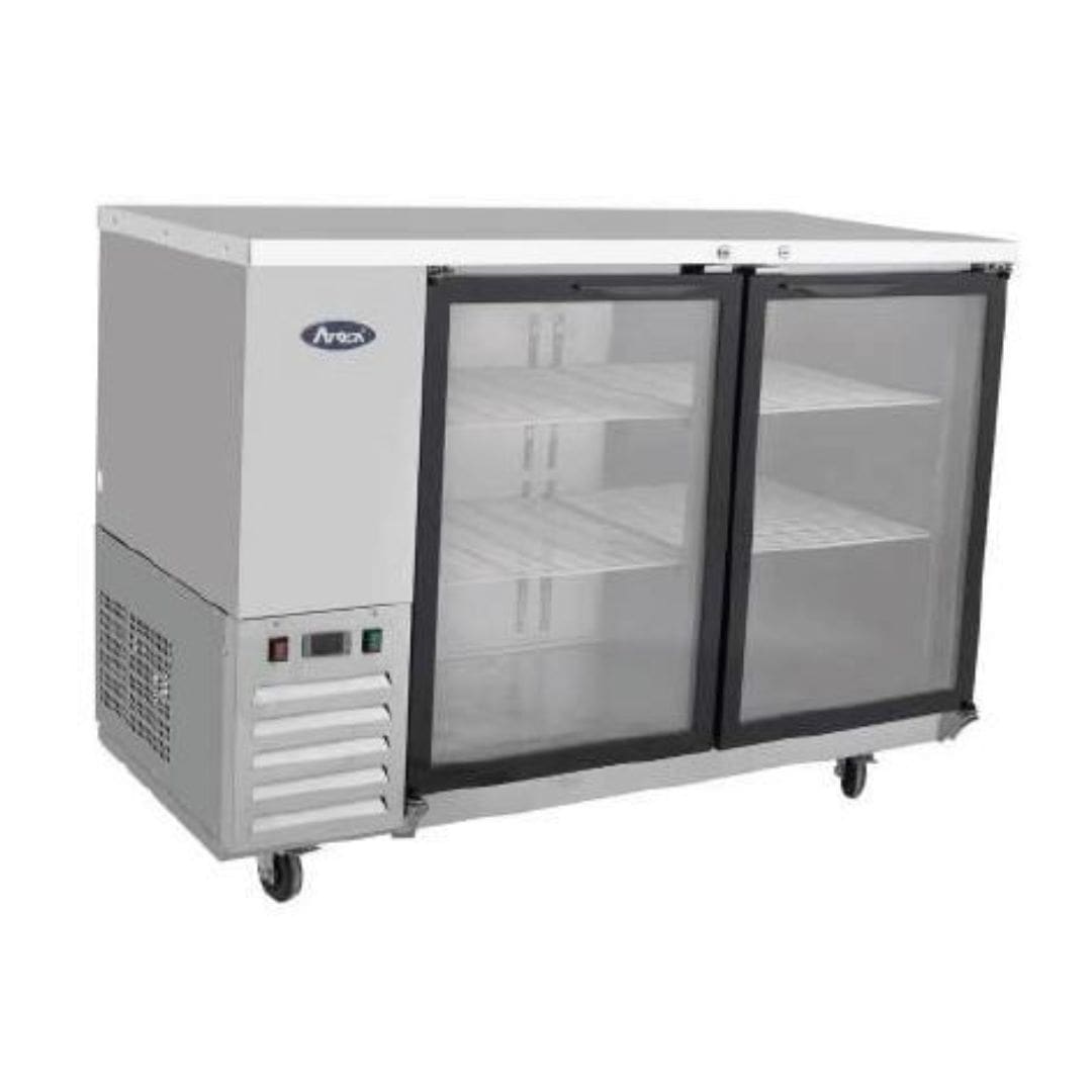 Atosa MBB48G 2 Glass Door Back Bar Fridge 1220mm 365L