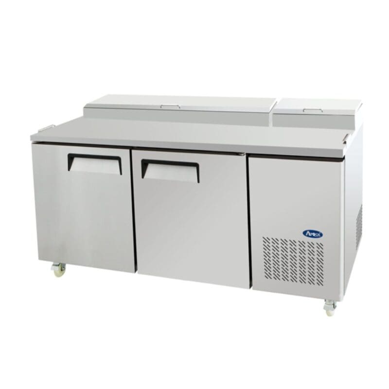 Atosa MPF8202 Pizza Prep Fridge with 2 doors