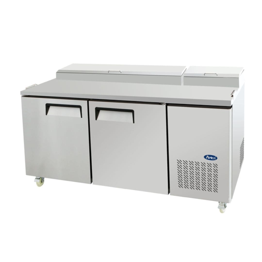 Atosa MPF8202 Pizza Prep Fridge with 2 doors