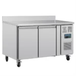 Polar UA064-A U-Series 2 Door Counter Fridge with Splashback 282L