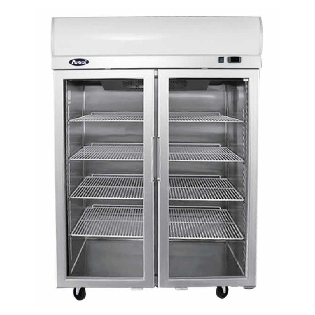 Atosa YCF9408 Double Door Upright Display Freezer