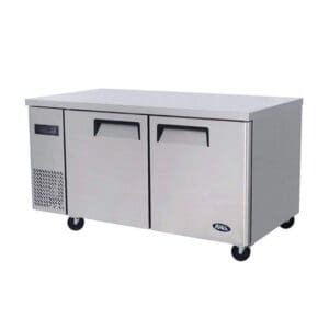 Atosa YPF9030 Slim 2 Door Underbench Fridge 1500mm