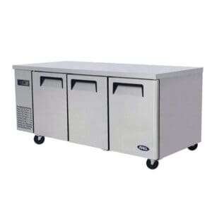 Atosa YPF9040 Slim 3 Door Underbench Fridge 1800mm