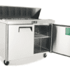 Atosa Two Door Sandwich Salad Prep Table Fridge MSF8302