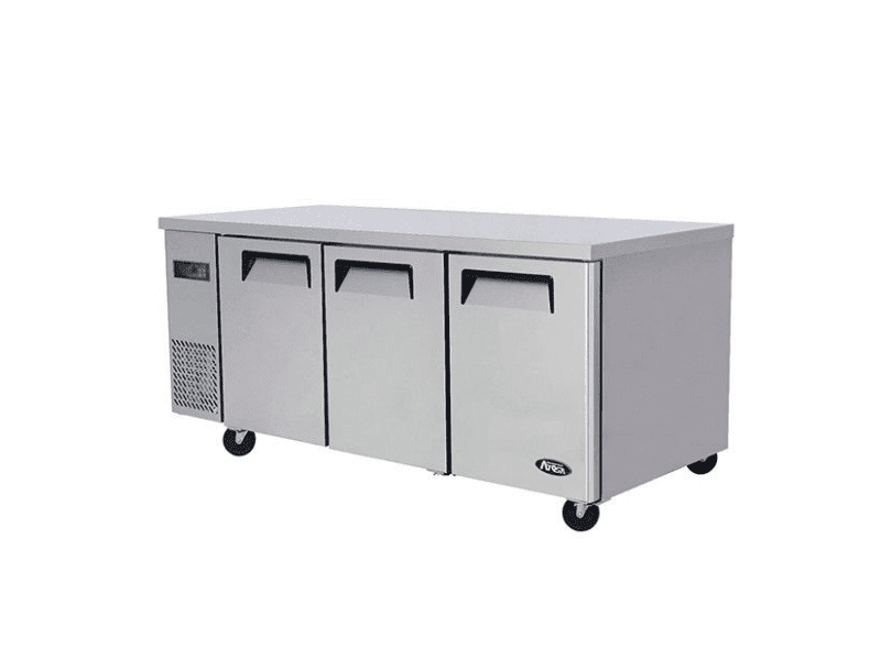 Atosa Three Door Slim Underbench Freezer 600mm Deep YPF9045