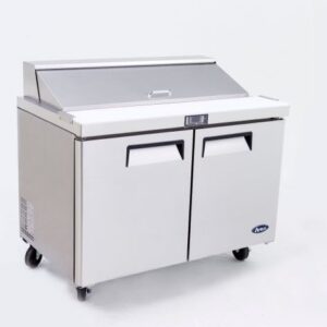 Atosa Two Door Sandwich Salad Prep Table Fridge MSF8303