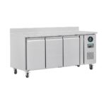 Polar U-Series 3 Counter Door Freezer with Upstand, DL917-A