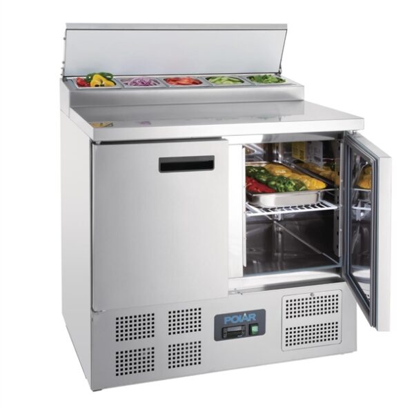 Polar G-Series Pizza Prep Counter Fridge 254Ltr G604-A