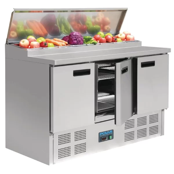 Polar G-Series Pizza Prep Counter Fridge 390Ltr G605-A