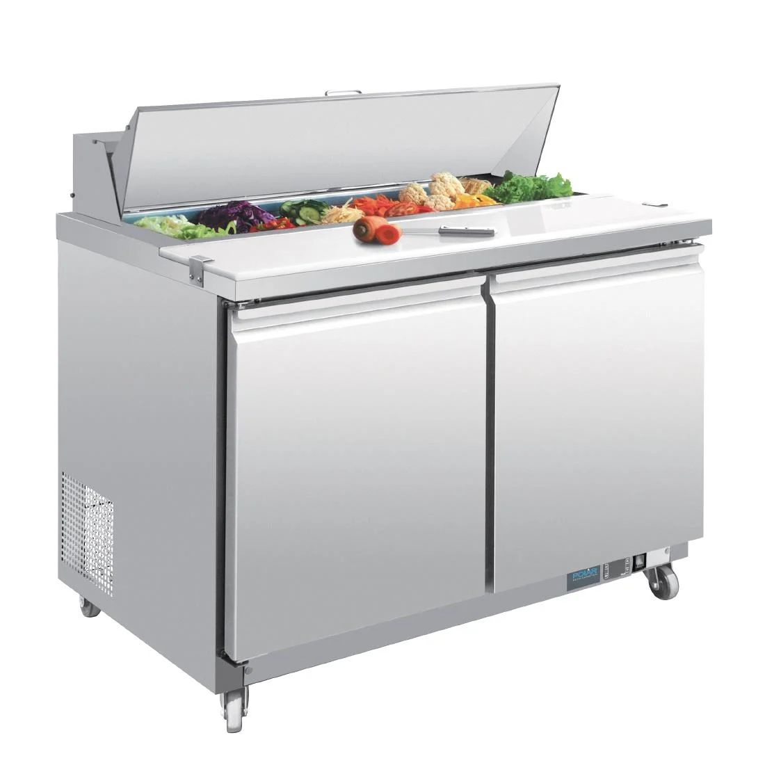 Polar U-Series 2 Door Prep Counter Fridge 405Ltr GD882-A