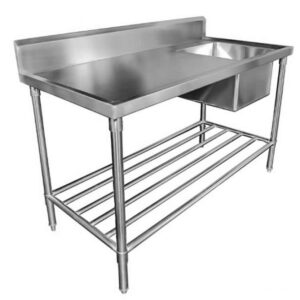 Mixrite Stainless Steel Single Sink Bench