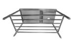 Mixrite Stainless Steel Single Sink Bench