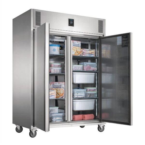 Polar U-Series Premium Double Door Freezer, 1170Ltr, UA004-A, commercial freezers for sale, 2 door upright freezer, two door upright freezer