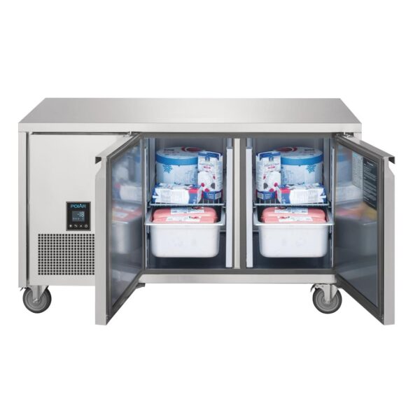 Polar U-Series Premium Double Door Counter Freezer 267tr