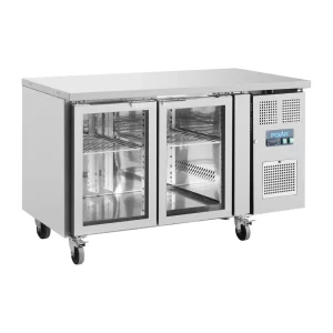 Polar U-Series Two Glass Door Counter Fridge UA023-A