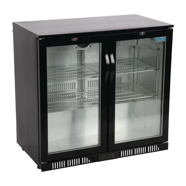 Polar G-Series Under Counter Back Bar Fridge with 2 Doors 198Litre GL012-A