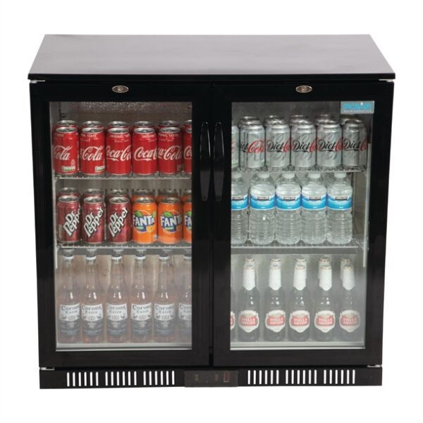 Polar G-Series Under Counter Back Bar Fridge with 2 Doors 198Litre GL012-A