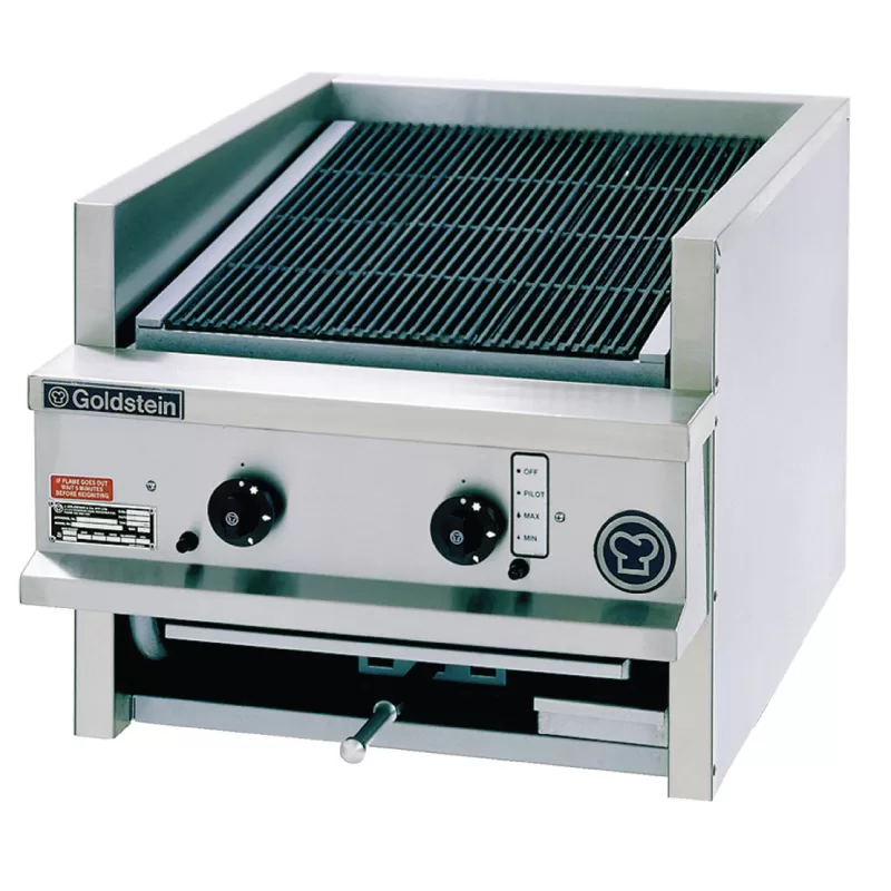 Goldstein CHDS24 | BBQ Char Broilers | GAS Ceramic Rocks