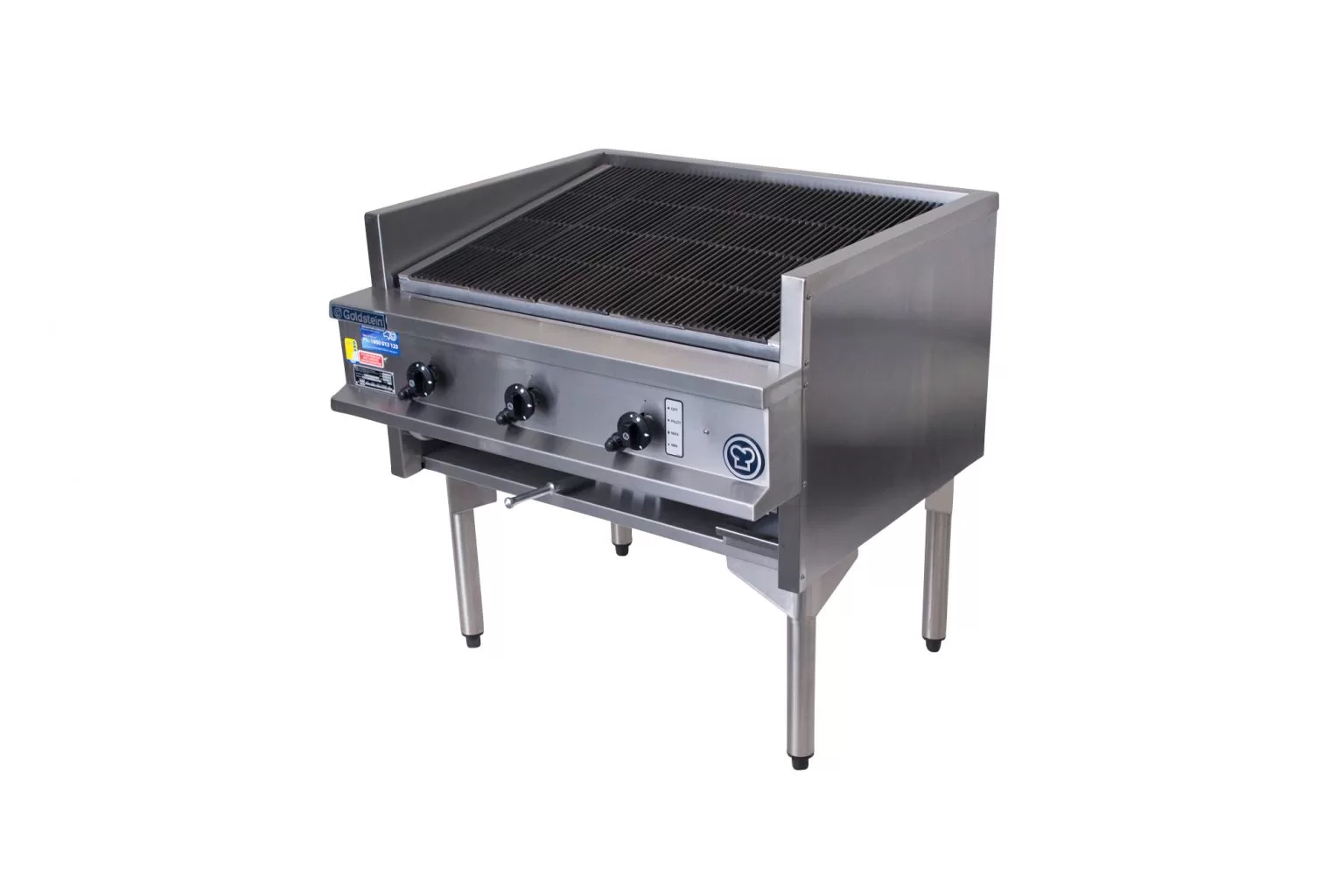 Goldstein CHDS36 | BBQ Char Broilers | GAS Ceramic Rocks