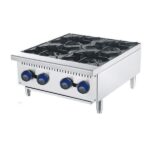Cookrite 4 Burner Gas Cooktop 610mm Wide, ATHP-24-4-NG