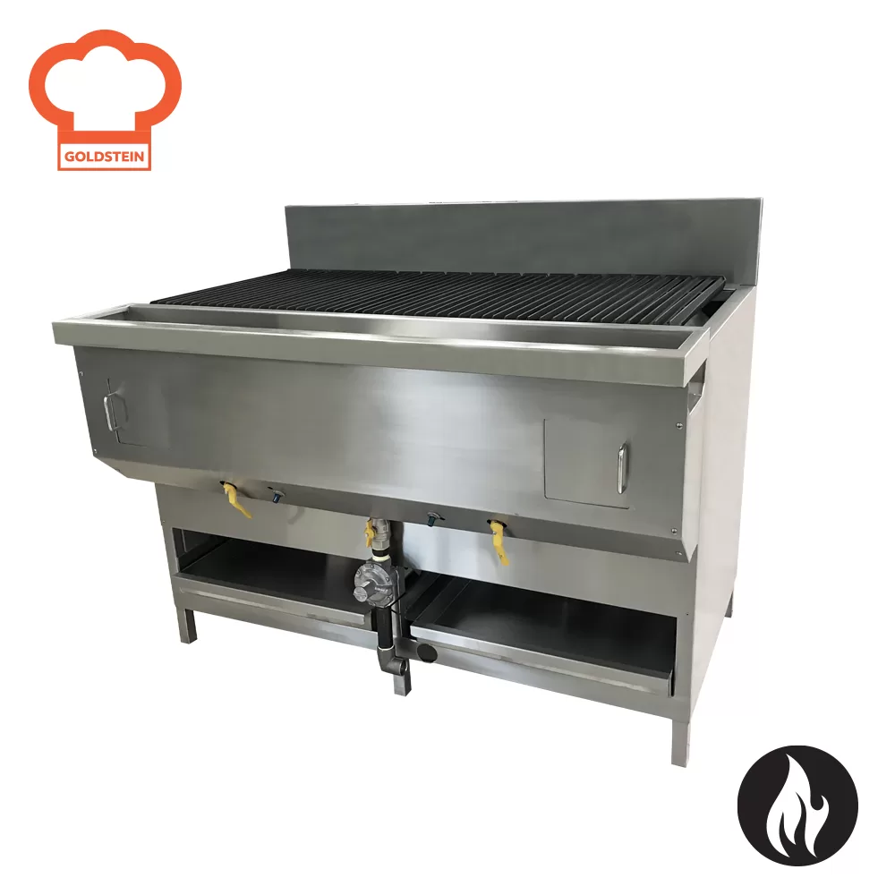 Goldstein RBAHD | Ultra Heavy Duty Radiant BBQ Char Broiler 8 Burners